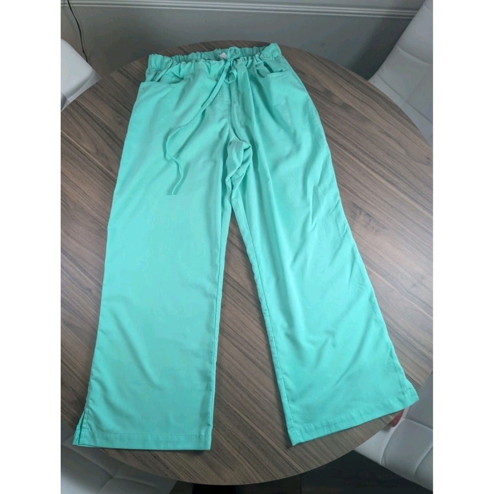 Grey's Anatomy by Barco Caribbean Blue Scrub Pants XL Petite Drawstring